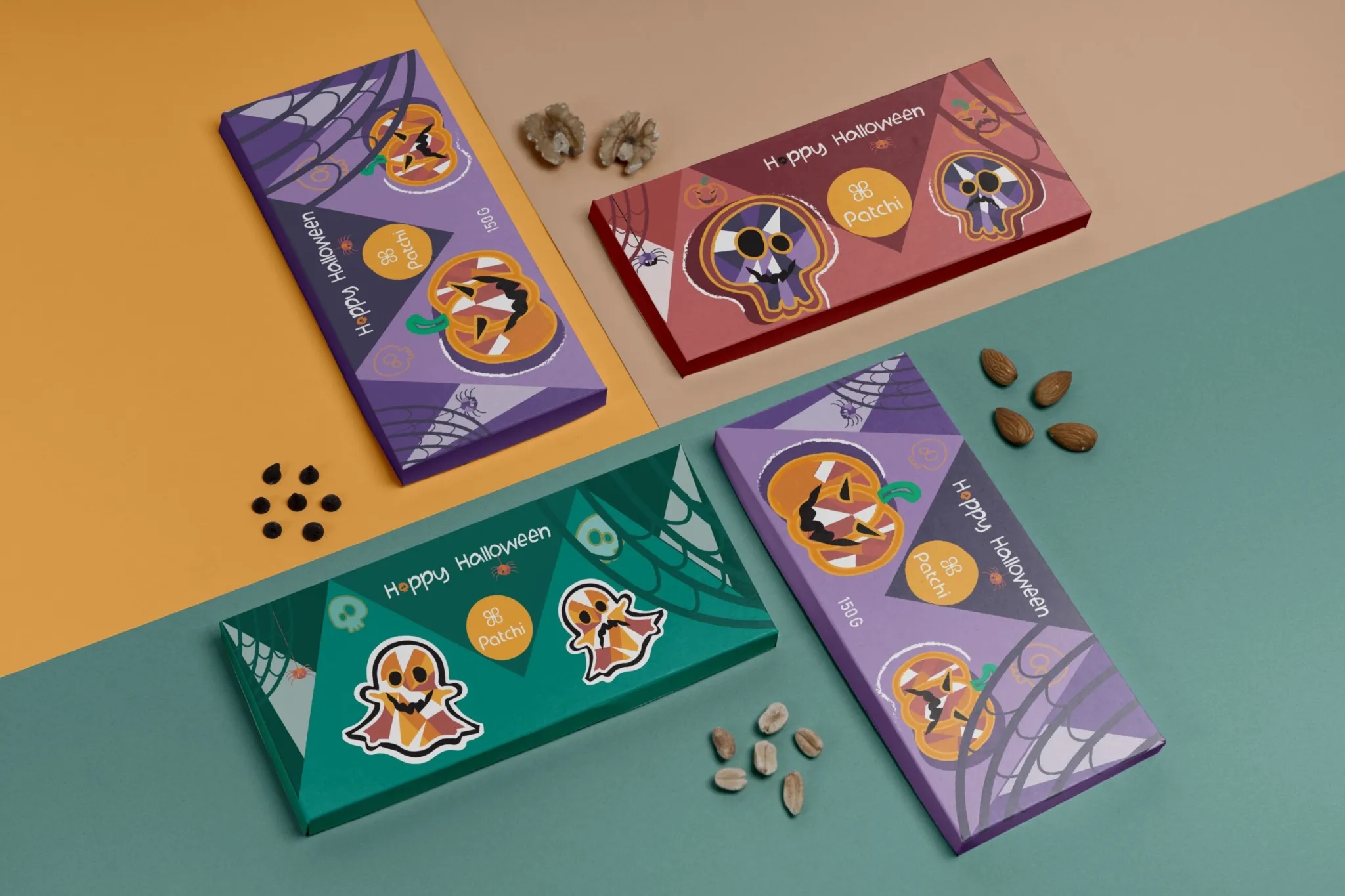 獨特的萬圣節(jié)巧克力包裝設(shè)計欣賞(圖1)