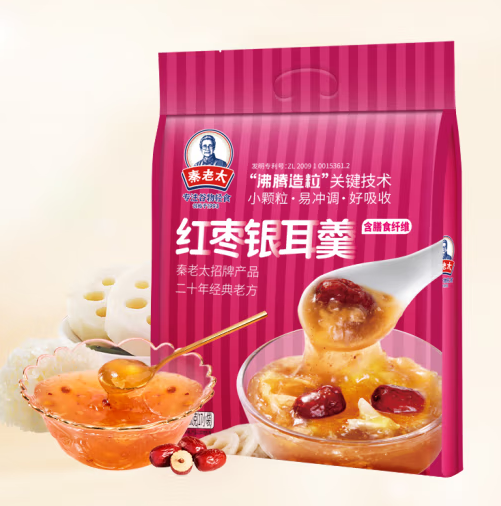 紅棗銀耳羹包裝袋設計應遵循哪些原則(圖1)