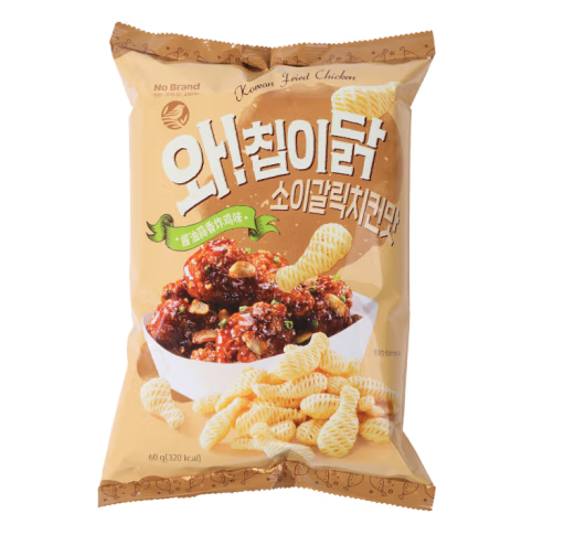 醬油蒜香炸雞味小吃食品包裝如何設計(圖1) 醬油蒜香炸雞味小吃食品包裝如何設計(圖1)