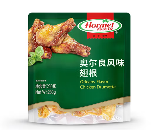 奧爾良風(fēng)味雞翅根包裝袋如何設(shè)計(jì)(圖1)