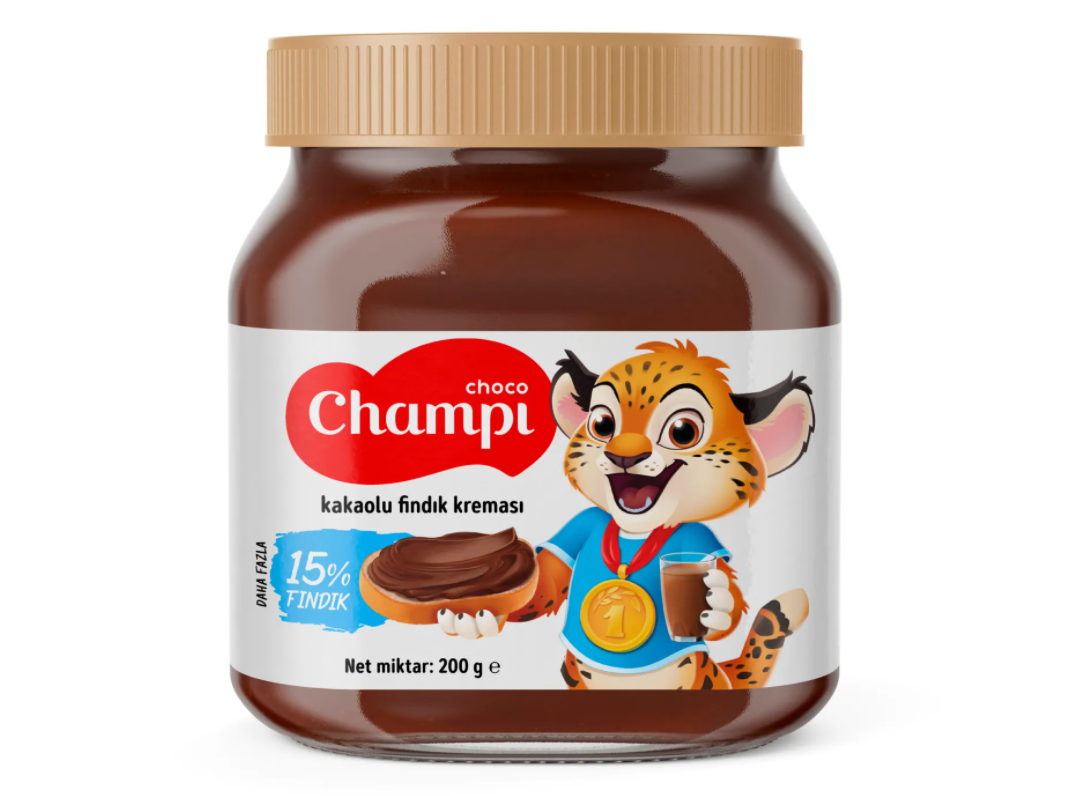 巧克力榛子醬包裝瓶如何設計(圖1)