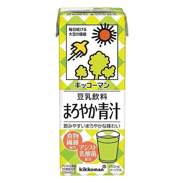 醇厚青汁豆乳飲料包裝設計作品欣賞(圖1)