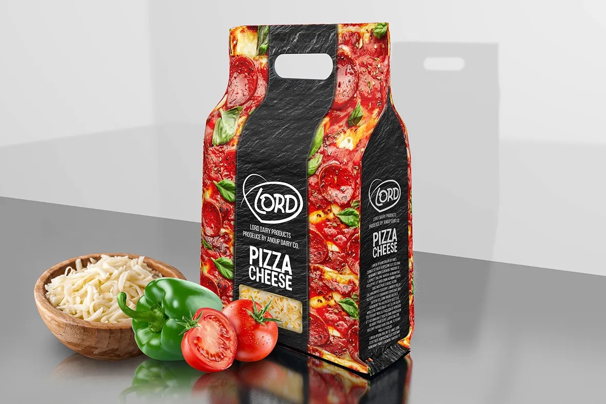 披薩奶酪包裝設計怎么做銷量高(圖1)