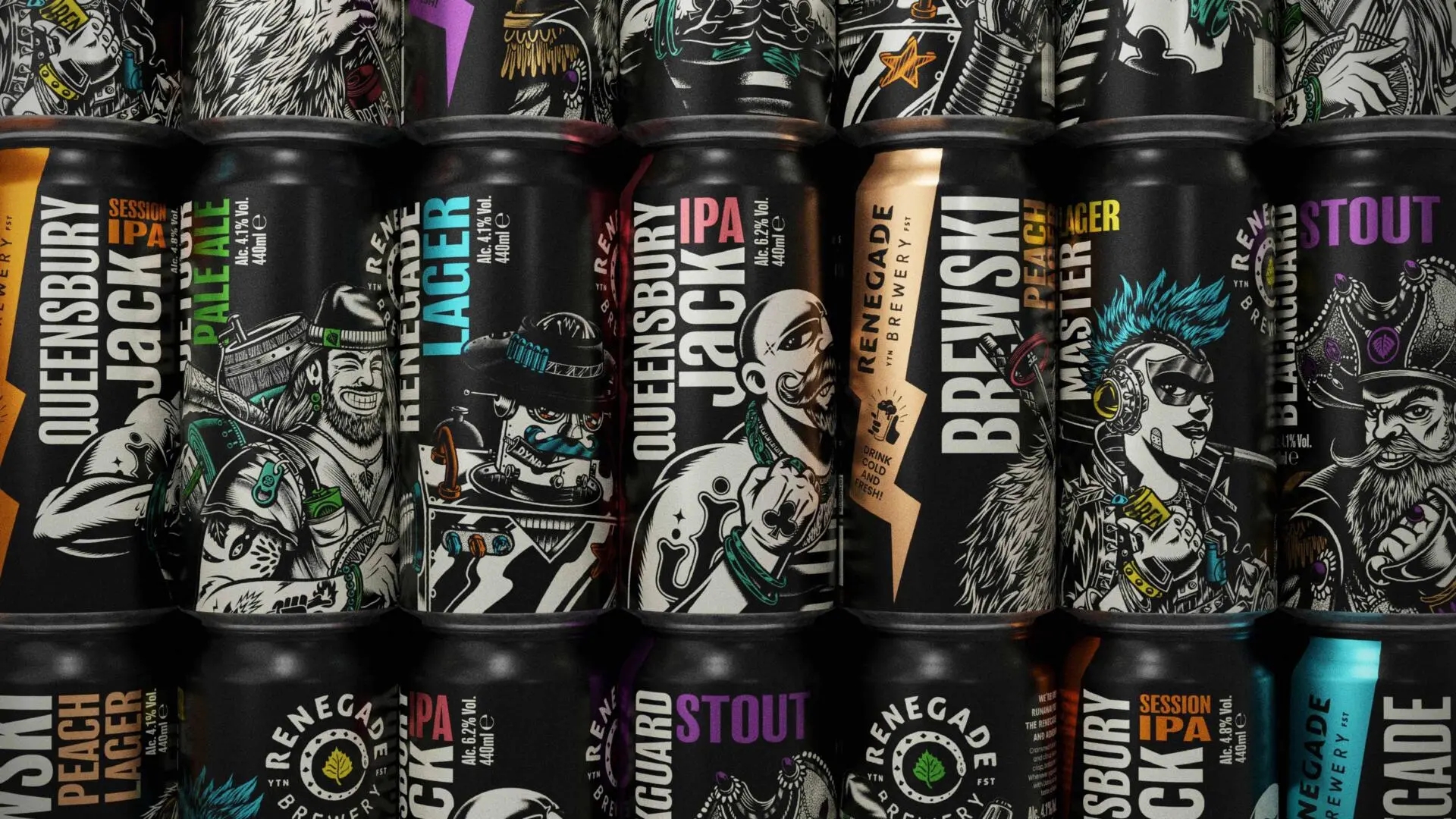 獨特的精釀啤酒包裝罐設計欣賞(圖1) 獨特的精釀啤酒包裝罐設計欣賞(圖1)