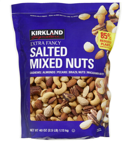 鹽焗咸味混合堅果包裝設(shè)計欣賞(圖1)