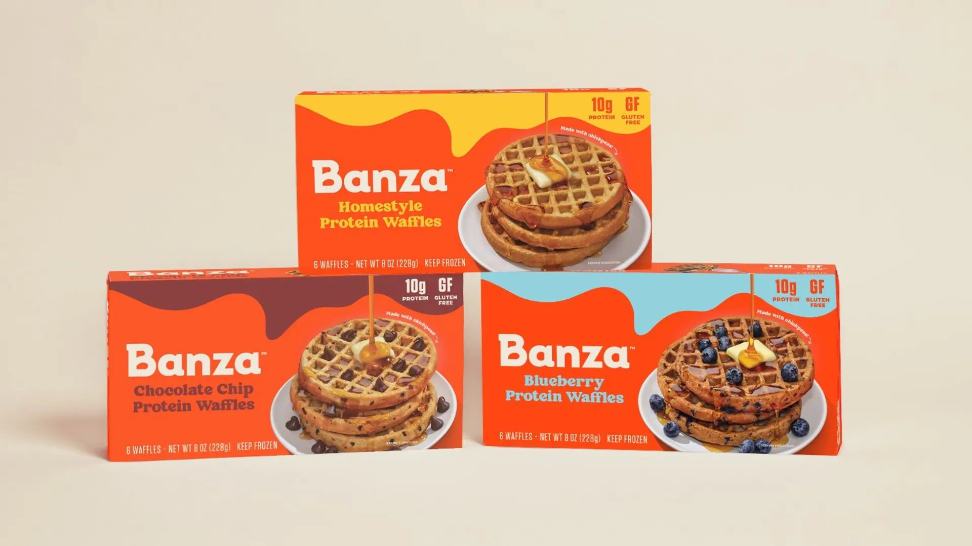 美味誘人的華夫餅外包裝盒設計(圖1)