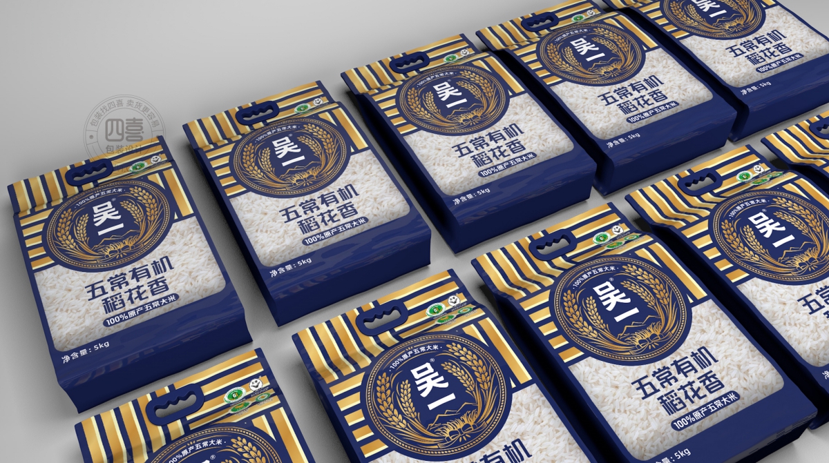 五常大米包裝設(shè)計(jì)升級的意義和作用是什么？ (圖1)