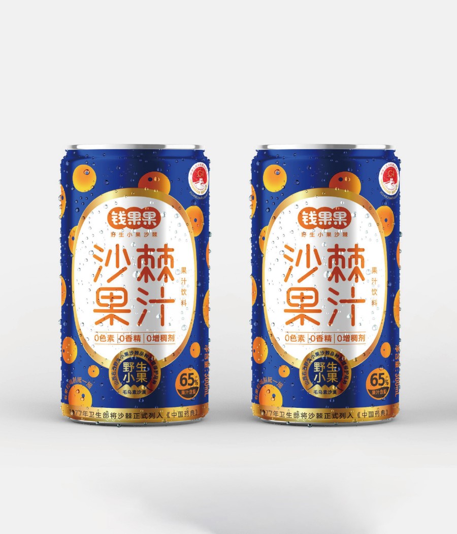 錢果果野生小果沙棘品牌包裝策劃設計(圖2)