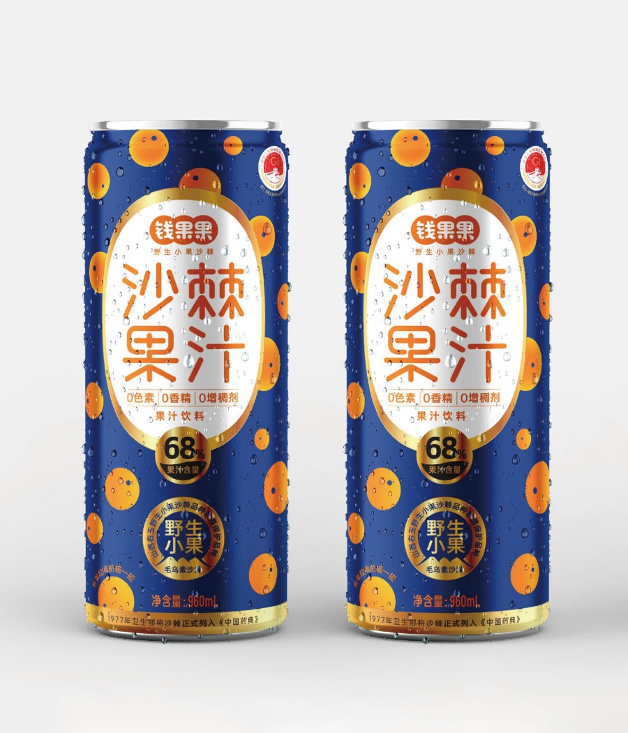 錢果果野生小果沙棘品牌包裝策劃設計(圖3)