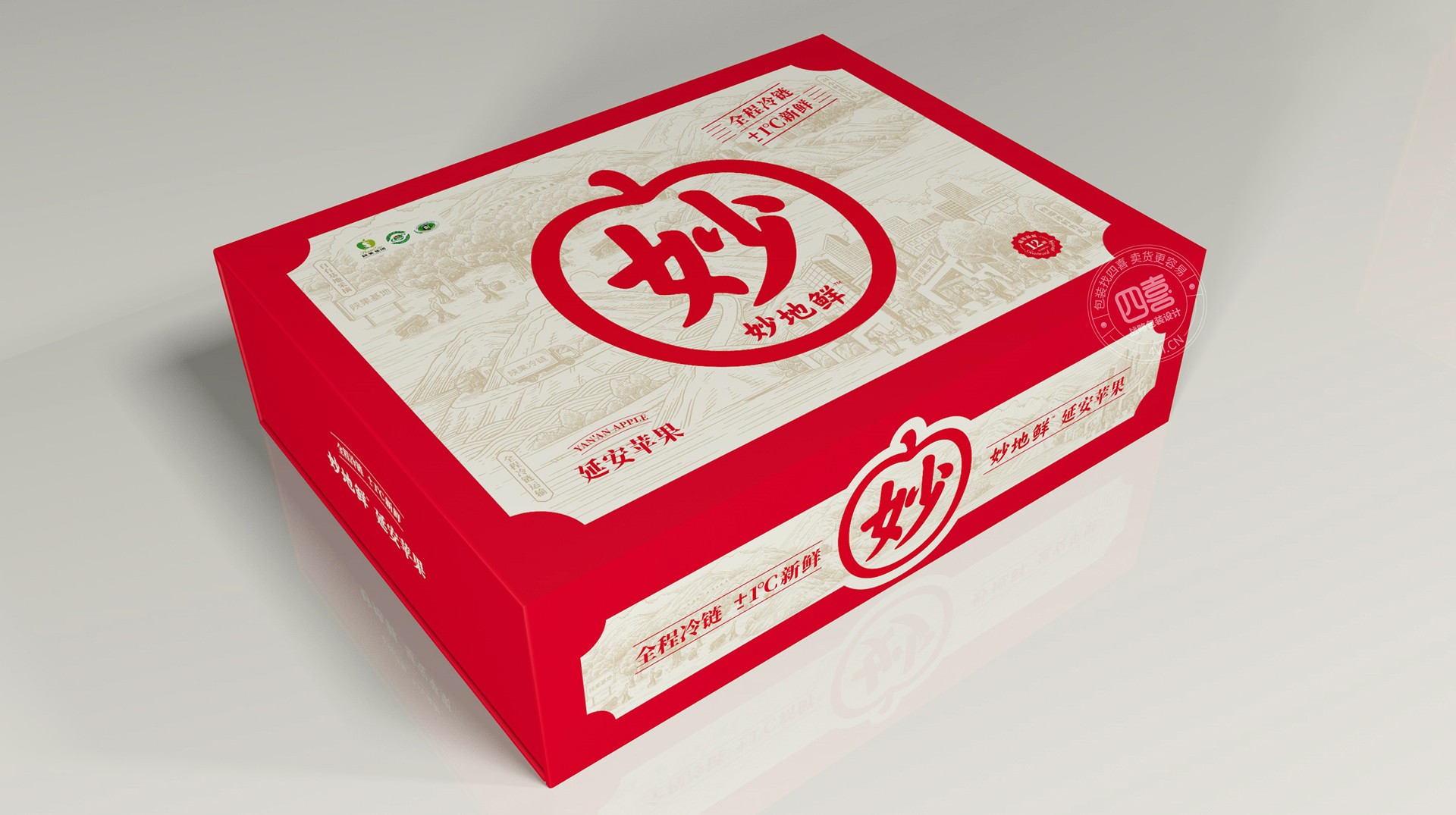 陜果妙地鮮高端蘋果品牌全案設計(圖9) 陜果妙地鮮高端蘋果品牌全案設計(圖9)
