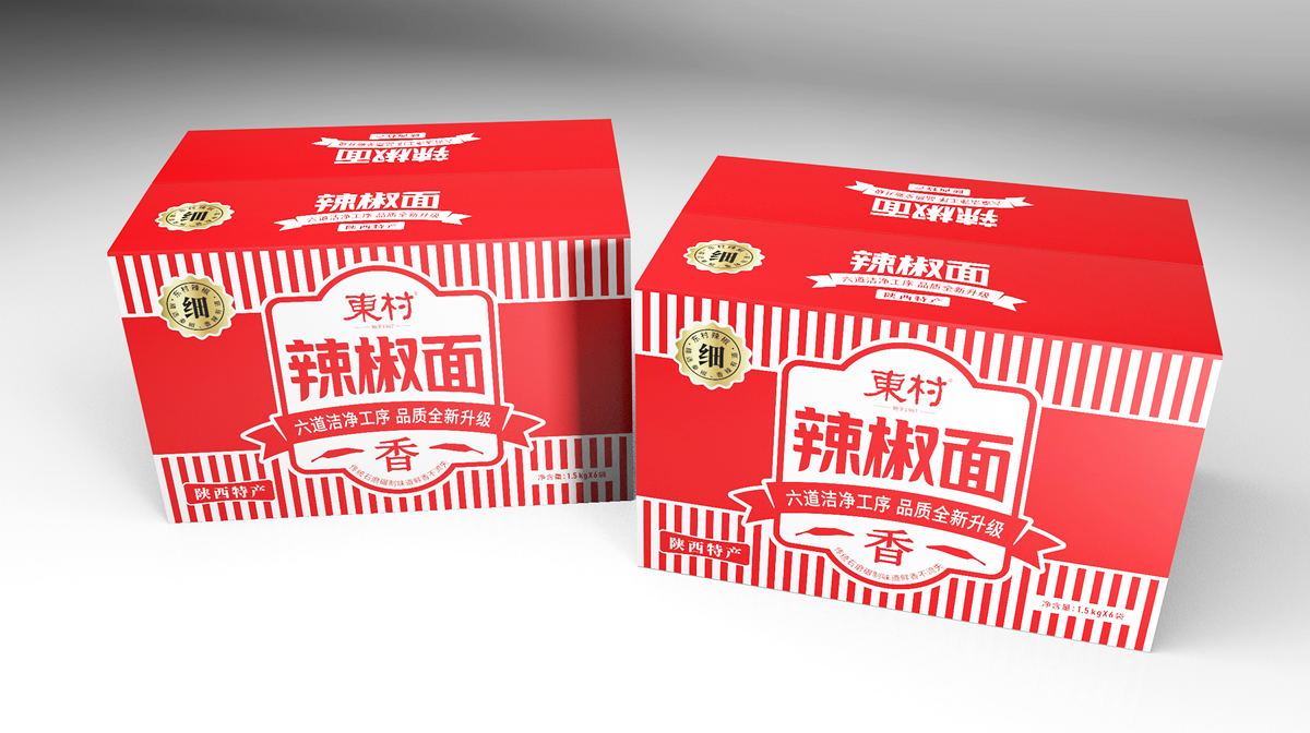 辣椒粉辣椒面包裝設(shè)計(jì)(圖5) 陜西東村辣椒粉辣椒面包裝設(shè)計(jì)(圖5)
