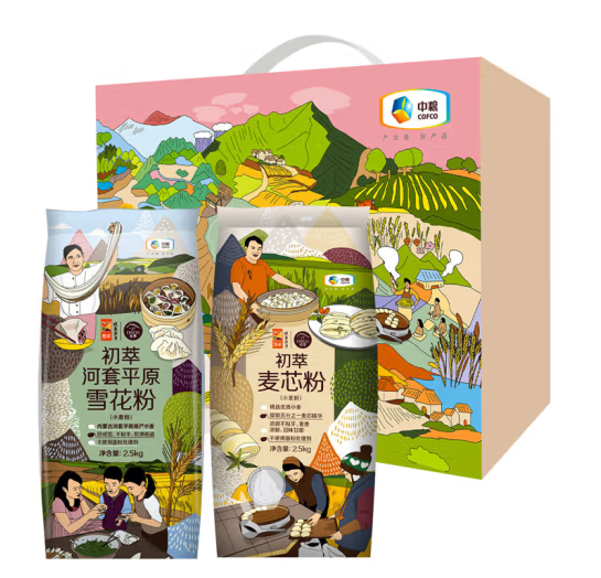 面粉禮盒包裝設計怎么做好(圖1)