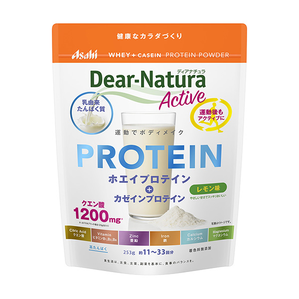 包裝創意設計欣賞天然活性乳清酪蛋白蛋白檸檬味朝日集團食品(圖1)