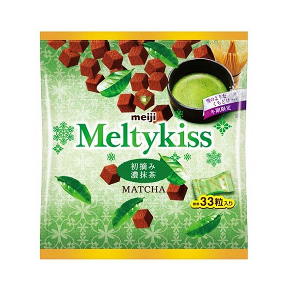 食品包裝設計欣賞麥蒂基斯初摘濃抹茶 (明治) 2022年12月6日發售包裝設計欣賞(圖1)