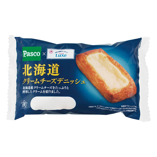 北海道奶油芝士丹麥酥皮面包敷島制面包包裝設計(圖1)