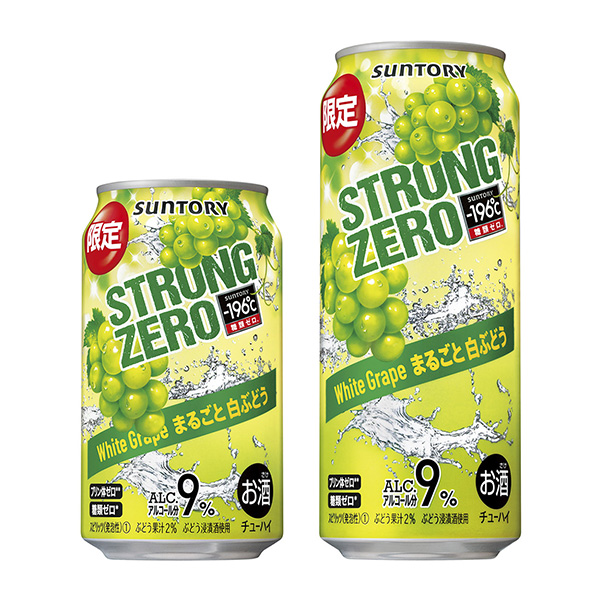℃斯特朗零整白葡萄三得利酒類包裝設計(圖1)