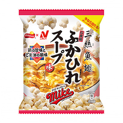 麥克風爆米花魚翅湯味日本弗萊特點心包裝設計(圖1)