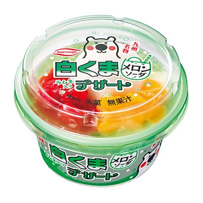 白熊甜點哈密瓜蘇打丸永制菓冰點心包裝設(shè)計(圖1)