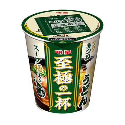 明星極致一碗醇厚狐貍烏冬面明星食品面類包裝設計(圖1)