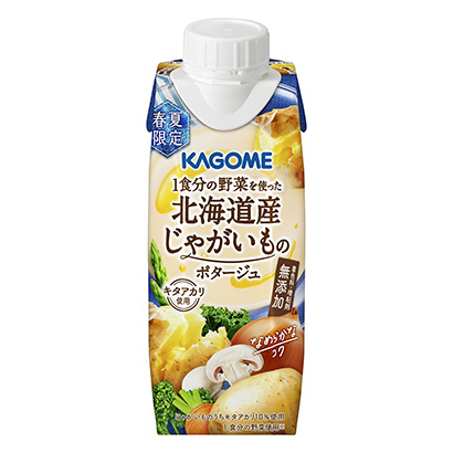 使用了餐蔬菜的北海道產土豆濃湯可果美(圖1)