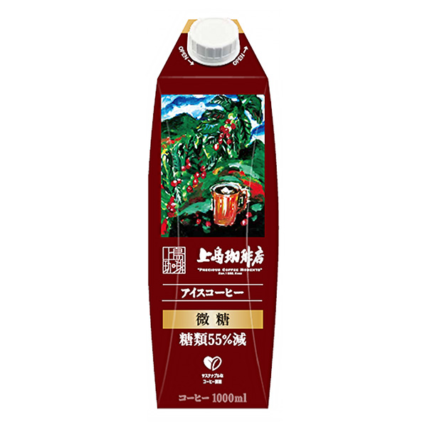 上島咖啡店冰咖啡微糖包裝設(shè)計欣賞(圖1)