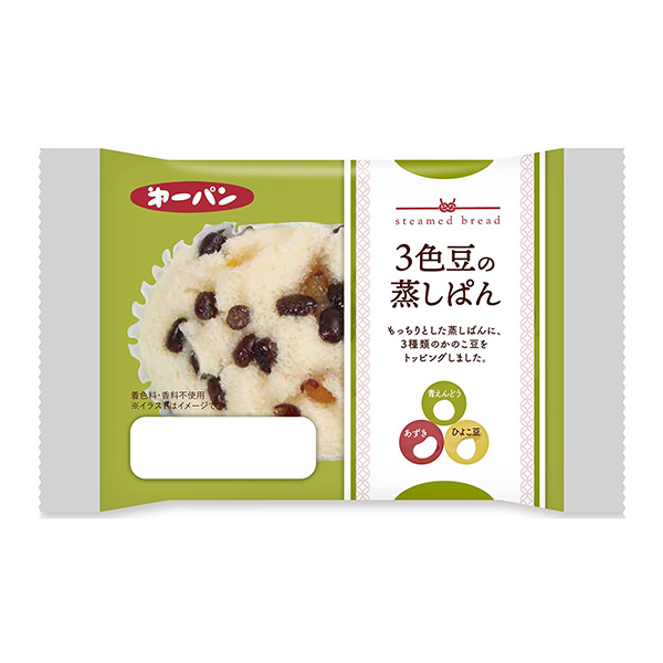 蒸三色豆包裝設計欣賞(圖1)