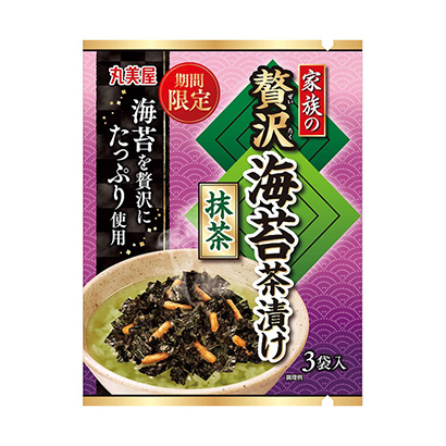 限時(shí)家族的奢侈海苔茶泡飯抹茶丸美屋食品工業(yè)烹飪品包裝設(shè)計(jì)(圖1)