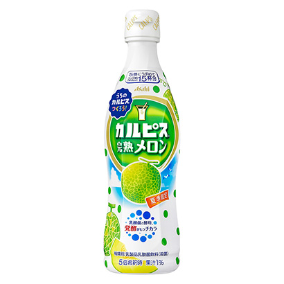 熟透甜瓜朝日飲料乳相關飲料包裝設計(圖1)