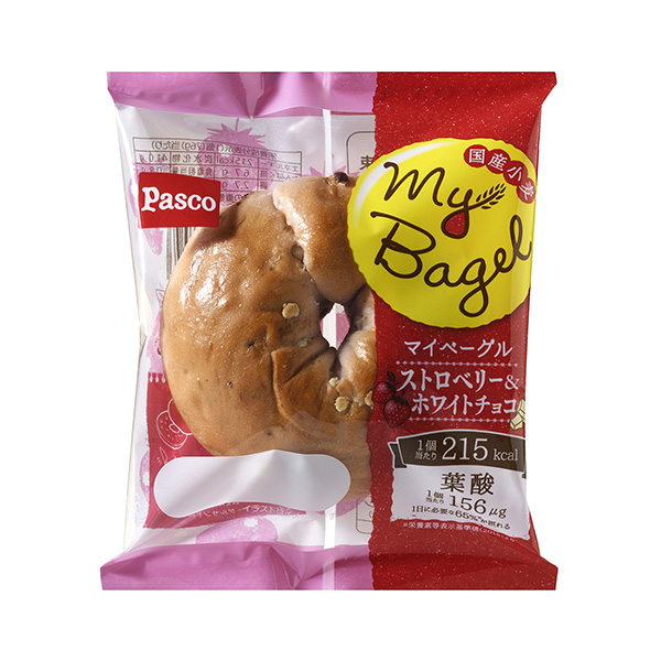 草莓白巧克力敷島制面包面包麥片類包裝設計(圖1)