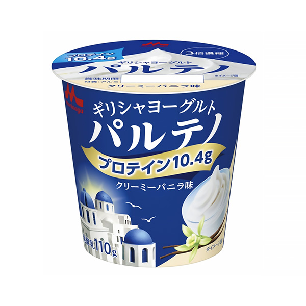 希臘酸奶帕爾特諾克利米香草味森永乳業食品飲料包裝設計(圖1)