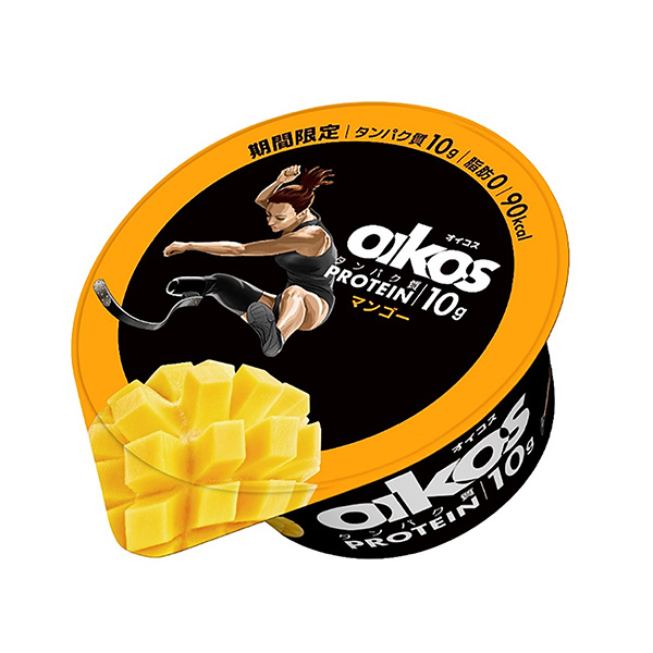 達能酸奶脂肪芒果達能日本食品飲料包裝設計(圖1)