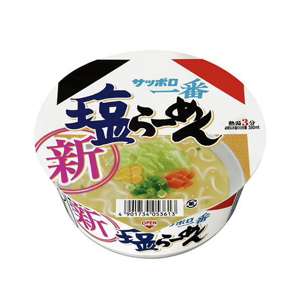 札幌一番鹽拉面大碗太陽魚食品食品飲料包裝設計(圖1)