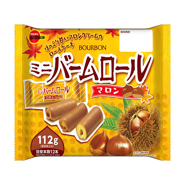 迷你蛋糕卷馬龍波旁食品飲料包裝設計(圖1)