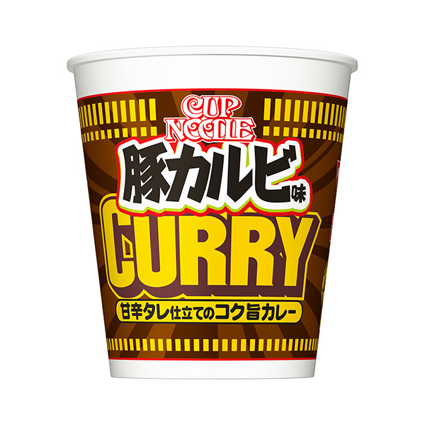 杯面豬排骨味咖喱大日清食品食品飲料包裝設計(圖1)