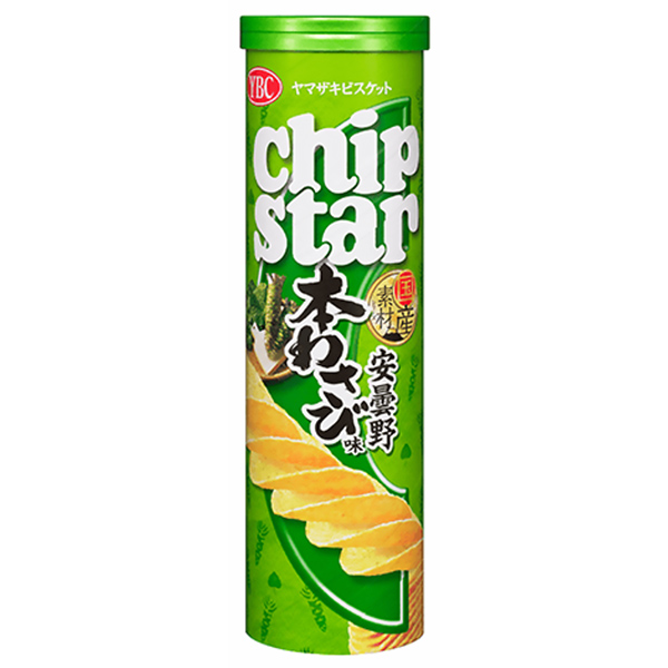 芯片之星安曇野本芥末味山崎餅干食品飲料包裝設(shè)計(圖1)