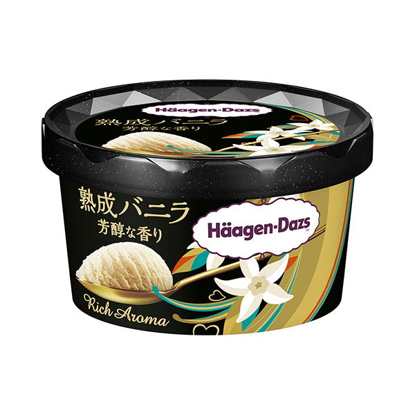 熟化香草香醇的香味限時哈根達斯日本食品飲料包裝設計(圖1)
