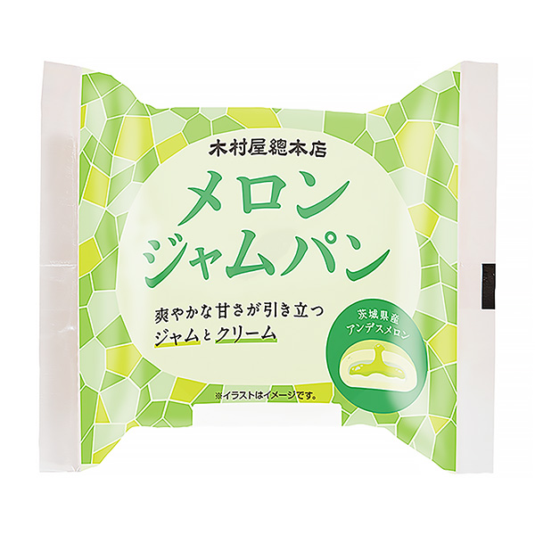 甜瓜果醬面包木村屋總總店食品飲料包裝設計(圖1)