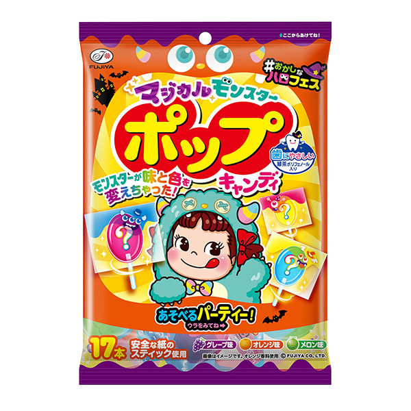 流行糖果魔力怪物不二家食品飲料包裝設計(圖1)