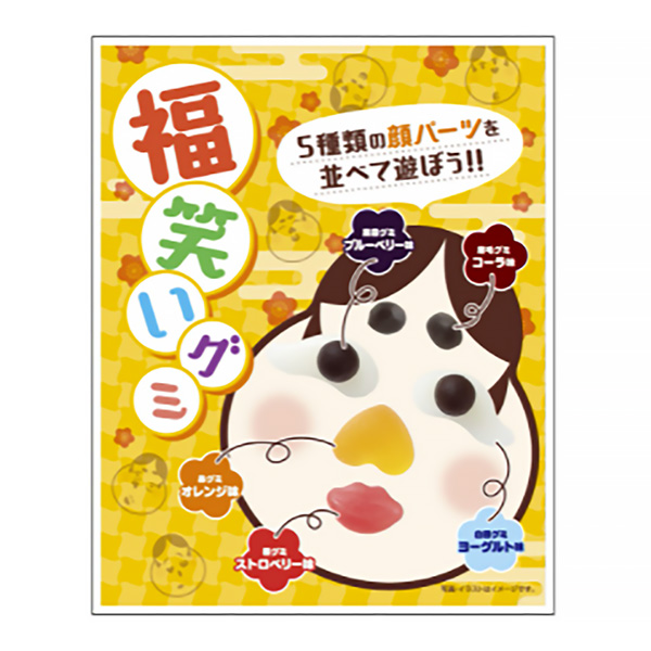 福笑橡皮糖食品飲料包裝設(shè)計(圖1)