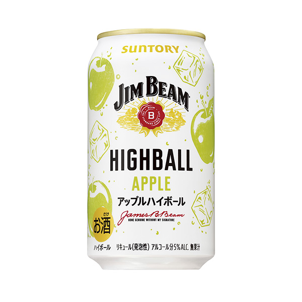 包裝設計欣賞吉姆光束高球罐＜蘋果高球＞ (三得利) (圖1)