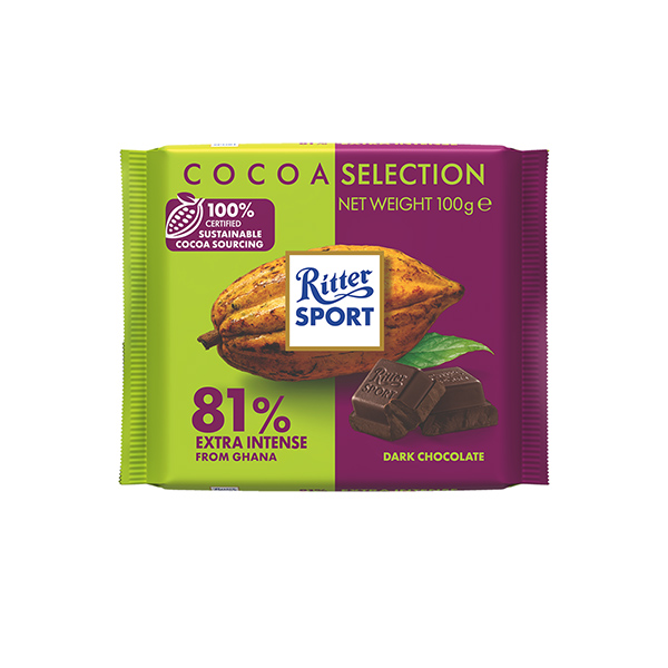 包裝設計欣賞公升可可＜ 81% ＞ (三菱食品) (圖1)