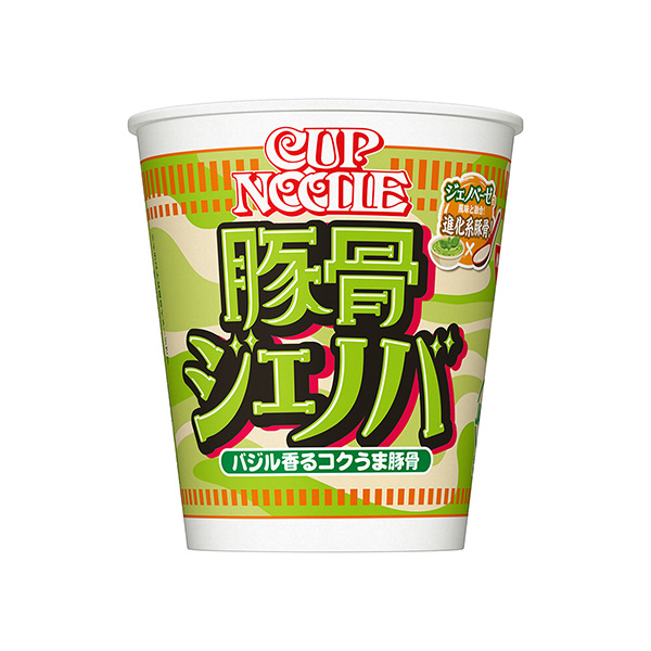 包裝設(shè)計欣賞杯面＜豬骨熱那亞＞大(日清食品) (圖1)