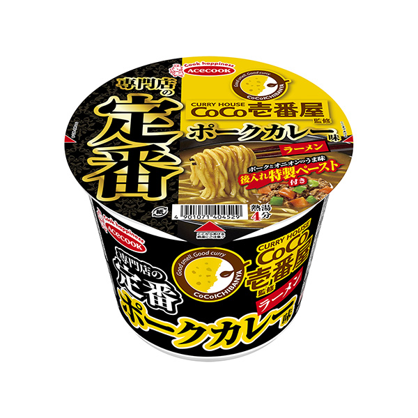 包裝設(shè)計(jì)欣賞CoCo壹號屋監(jiān)修＜專賣店的經(jīng)典豬肉咖喱味拉面＞ (王牌廚師) (圖1)