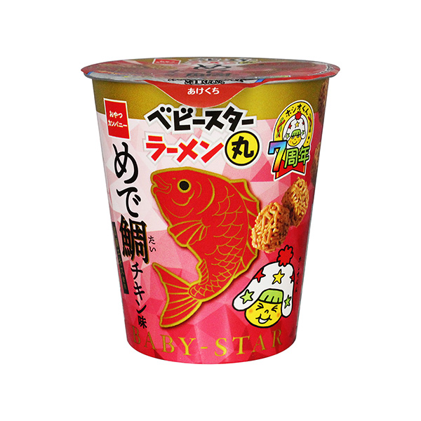 包裝設計欣賞嬰兒拉面丸＜吉祥鯛魚雞肉味＞ (零食公司) (圖1)